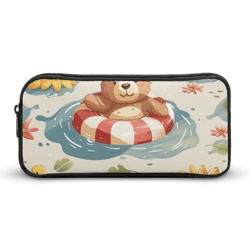 DWVTFSM Federmäppchen, schwimmend im Pool, großes Fassungsvermögen, niedliches Federmäppchen, Make-up-Kosmetiktasche für Damen und Herren DWVTFSM Federmäppchen, schwimmend im Pool, großes Fassungsvermögen, niedliches Federmäppchen, Make-up-Kosmetiktasche für Damen und Herren von DWVTFSM