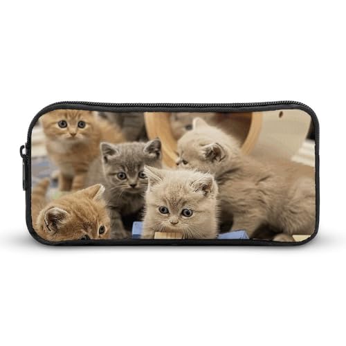 DWVTFSM Play with Blocks Federmäppchen, großes Fassungsvermögen, niedliches Federmäppchen, Make-up-Kosmetiktasche für Damen und Herren von DWVTFSM