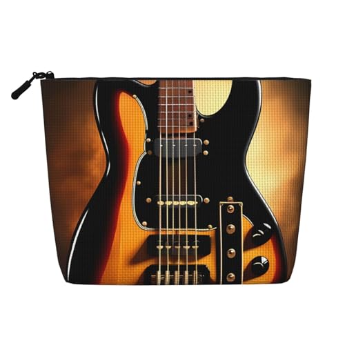Dwvtfsm Kosmetiktasche für Instrumente, Gitarre, wasserdicht, Leinen, Reise-Kosmetik-Organizer, leichter Reißverschluss, Reise-Kulturbeutel, Organizer, Make-up-Pinsel, Aufbewahrungstasche Dwvtfsm Kosmetiktasche für Instrumente, Gitarre, wasserdicht, Leinen, Reise-Kosmetik-Organizer, leichter Reißverschluss, Reise-Kulturbeutel, Organizer, Make-up-Pinsel, Aufbewahrungstasche von DWVTFSM
