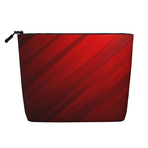 Dwvtfsm Make-up-Tasche für Damen, wasserdicht, Leinen, Reise-Kosmetik-Organizer, leicht, Reißverschluss, Reise-Kulturbeutel, Organizer, Make-up-Pinsel, Aufbewahrungstasche von DWVTFSM