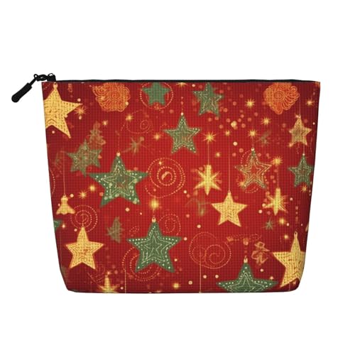 Dwvtfsm Make-up-Tasche für Damen, wasserdicht, Leinen, Reise-Kosmetik-Organizer, leichter Reißverschluss, Reise-Kulturbeutel, Organizer, Make-up-Pinsel, Aufbewahrungstasche von DWVTFSM