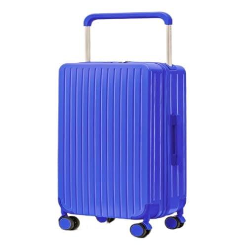 DWZXL Koffer Koffer Trolley Koffer Universal Wheel Koffer Passwort Box Boarding Koffer Koffer for Männer Und Frauen Koffer Hartschale(Blue) von DWZXL