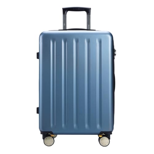 DWZXL Koffer Neuer Koffer Boarding Code Box Koffer Ins Mode Leder Koffer Trolley Koffer for Männer und Frauen Koffer Hartschale(Blue) von DWZXL
