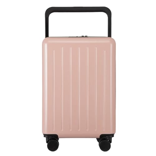 Koffer Breiter Trolley-Koffer, Studentenkoffer, 24-Zoll-Universal-Silent-Wheel-Mode-Passwort-Box for Herren Und Damen Koffer Hartschale(Rosa) von DWZXL