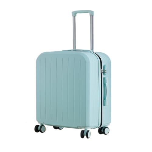 Koffer Gepäck Damen Klein Leicht 20 Zoll Student Ins Neue Passwortbox 26 Gepäck Trolley Box Trend 24 Koffer Hartschale(Blue,20in) von DWZXL