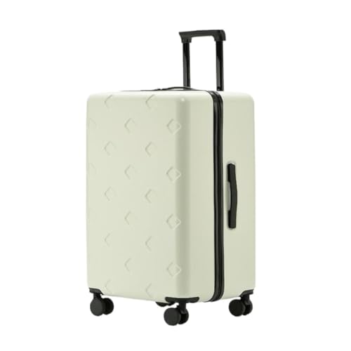 Koffer Gepäck Damen Trolley Case Herren 24 Zoll Student Code Gepäck Lederkoffer 20 Zoll Boarding Case Koffer Hartschale(A,22in) von DWZXL