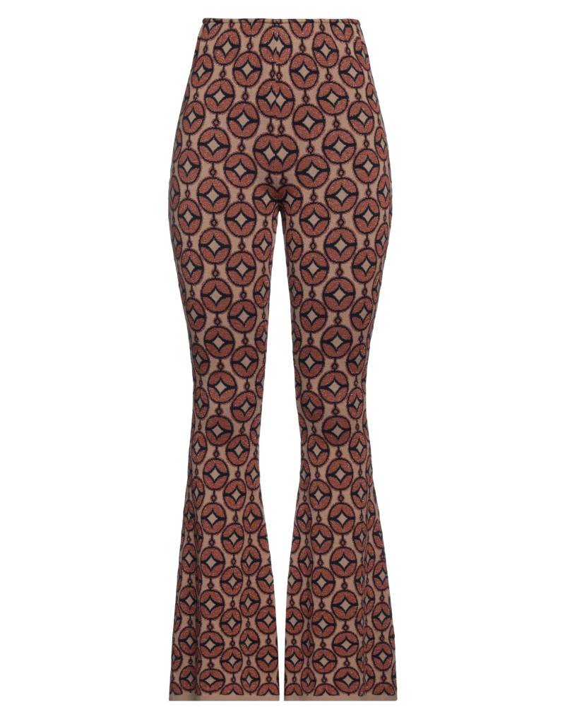 DX COLLECTION Hose Damen Kamel von DX COLLECTION