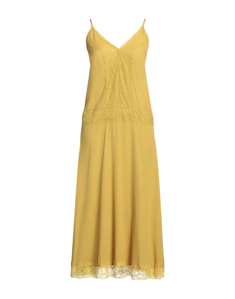 DX COLLECTION Maxi-kleid Damen Senf von DX COLLECTION
