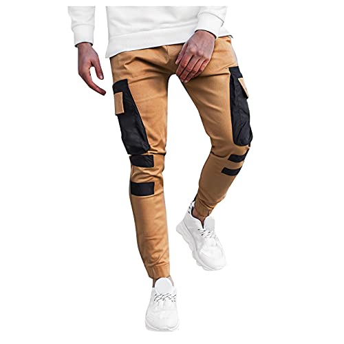 DXDE Herren Sporthose Trainingshose Biker Hose,Herren Hose Jeans Hosen Stretch Sporthose Herren Hose Slim Fit Freizeithose von DXDE