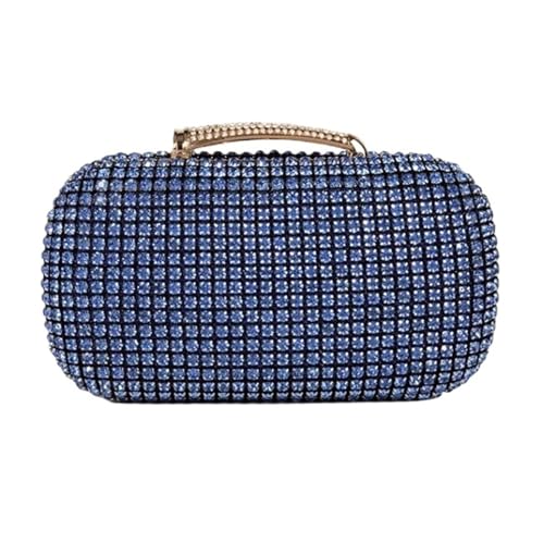 DXFBHWWS Damenhandtaschen, Hochzeit, Party, Abendtaschen, Umhängetaschen, Geldbörsen, Make-up-Taschen, Geldbörsen, Geldscheinklammern (Color : Blue) von DXFBHWWS