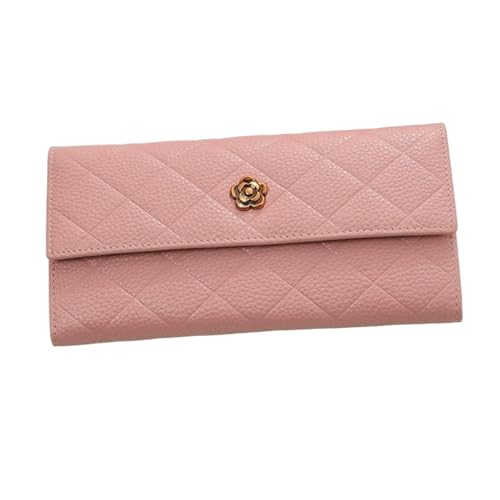 DXFBHWWS Handtaschen, Geld-Organizer, Damen-Kartenetuis, echtes Leder, Geldbörsen, Hochzeit, Party, Abendtaschen, Geldbörsen, Geldklammern(Color:Pink) von DXFBHWWS