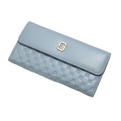 DXFBHWWS Handtaschen, Geldscheinklammern, Damen-Geldbörsen aus echtem Leder, Hochzeit, Party, Abendtaschen, Geldbörsen(Color:Blue) von DXFBHWWS