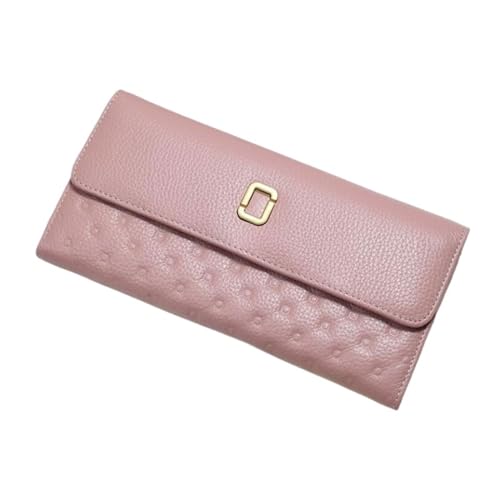 DXFBHWWS Handtaschen, Geldscheinklammern, Damen-Geldbörsen aus echtem Leder, Hochzeit, Party, Abendtaschen, Geldbörsen(Color:Pink) von DXFBHWWS