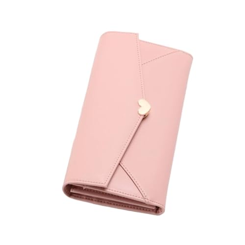 DXFBHWWS Handtaschen Damen Geldbörsen Echtleder Geldklammern Geldbörsen Hochzeit Abendtaschen(Color:Pink) von DXFBHWWS