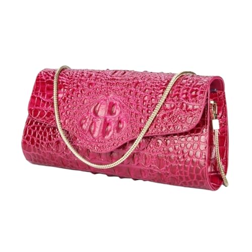 DXFBHWWS Handtaschen aus echtem Leder, Damen-Geldbörsen, Hochzeit, Party, Abendtaschen, Umhängetaschen, Geldklammern, Make-up-Taschen, Geldbörsen (Color : Pink) von DXFBHWWS