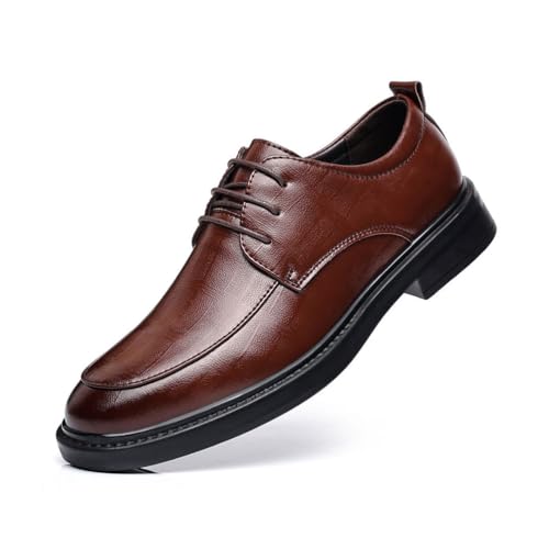 Anzugschuhe Herren Schnürhalbschuhe Business Schuhe Klassischer Derby Oxford Lederschuhe Hochzeit,Braun,38 EU Anzugschuhe Herren Schnürhalbschuhe Business Schuhe Klassischer Derby Oxford Lederschuhe Hochzeit,Braun,38 EU von DXSYGMBN