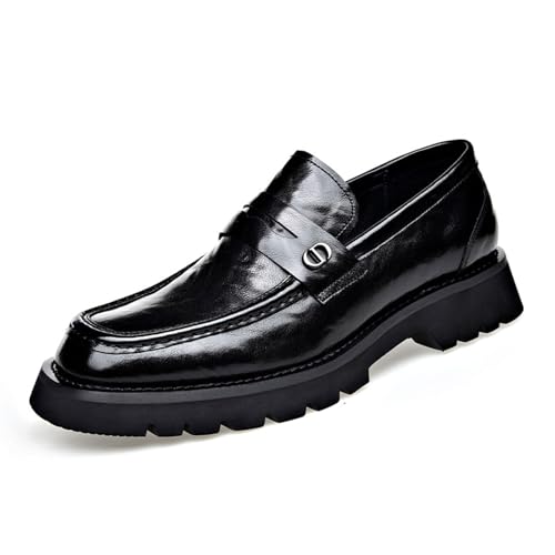 DXSYGMBN Formelle Business Lederschuhe Für Herren, Modische Lässige Penny Loafer, Bequeme Slipper,Schwarz,45 EU DXSYGMBN Formelle Business Lederschuhe Für Herren, Modische Lässige Penny Loafer, Bequeme Slipper,Schwarz,45 EU von DXSYGMBN