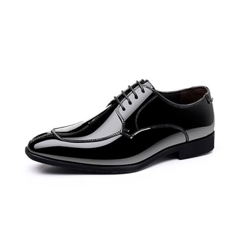 DXSYGMBN Herren Formelle Business Schuhe Aus Lackleder Klassisch Zum Schnüren Hochzeitsmode Oxford,Schwarz,44 EU DXSYGMBN Herren Formelle Business Schuhe Aus Lackleder Klassisch Zum Schnüren Hochzeitsmode Oxford,Schwarz,44 EU von DXSYGMBN