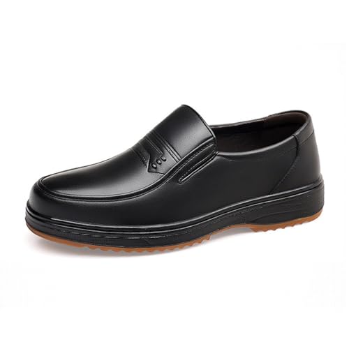 DXSYGMBN Herren Freizeitschuhe Business Casual Lederschuhe Bequeme Herrenschuhe Formelle Loafer,Schwarz,41 EU von DXSYGMBN