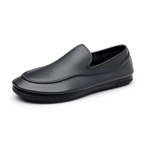 DXSYGMBN Herren Halbschuhe Slip-On Formelle Mode Casual Business Männer Loafers Für Gehen Arbeiten,Blau,41 EU von DXSYGMBN