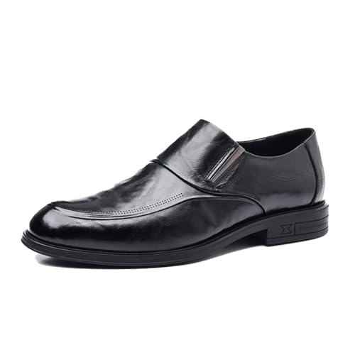 DXSYGMBN Herren Halbschuhe Slip-On Formelle Mode Klassisches Kleid Casual Business Loafers,Schwarz,38 EU von DXSYGMBN