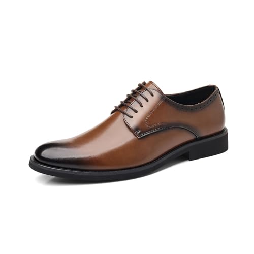 DXSYGMBN Herren Mode Business Schuhe Formale Derby Klassische Bequeme Casual,Braun,39 EU DXSYGMBN Herren Mode Business Schuhe Formale Derby Klassische Bequeme Casual,Braun,39 EU von DXSYGMBN