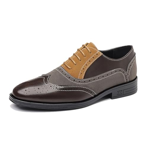 DXSYGMBN Herrenmode Formelle Business Schuhe Schnürschuh Smoking Hochzeit Brogues,Khaki,43 EU DXSYGMBN Herrenmode Formelle Business Schuhe Schnürschuh Smoking Hochzeit Brogues,Khaki,43 EU von DXSYGMBN