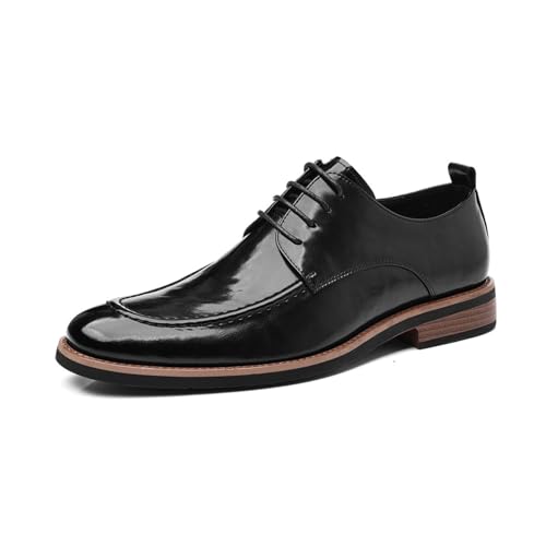Herren Business Formelle Schuhe, Schnürschuh Spitzer Derby, Mode Arbeit Hochzeit Bankett Oxford,Schwarz,41 EU Herren Business Formelle Schuhe, Schnürschuh Spitzer Derby, Mode Arbeit Hochzeit Bankett Oxford,Schwarz,41 EU von DXSYGMBN