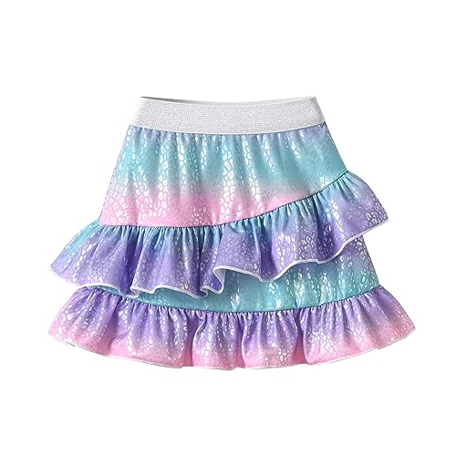 DXTON Mädchen Röcke Tanz Rock Tulle Tutu Prinzessin Baby Kinder Rock Paillette Ballett Skirt SK241 3-4 Jahre von DXTON