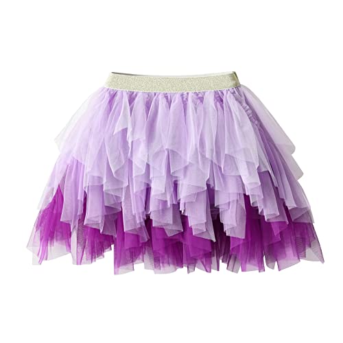 DXTON Mädchen Röcke Tulle Tanz Ballettrock Prinzessin Kostüm Kinder Mädchen Tüllrock Ballett Skirt SK222 3-4 Jahre von DXTON