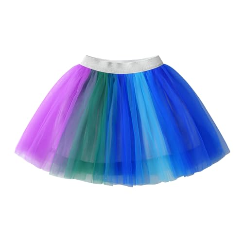 DXTON Mädchen Röcke Tulle Tanz Ballettrock Prinzessin Kostüm Kinder Mädchen Tüllrock Ballett Skirt SK264 7-8 Jahre von DXTON