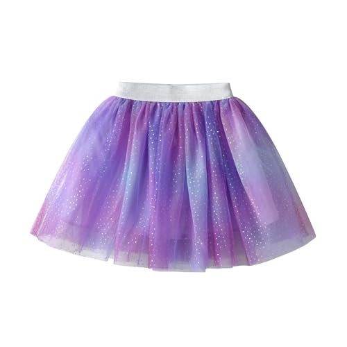 DXTON Mädchen Röcke Tulle Tanz Ballettrock Prinzessin Kostüm Kinder Mädchen Tüllrock Ballett Skirt SK273 3-4 Jahre von DXTON