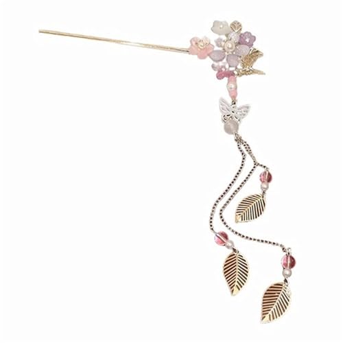 DXZXDJIU Chinesischer Haarstab mit Perlenquaste – Elegante Haarnadel im antiken Stil for Frauen von DXZXDJIU