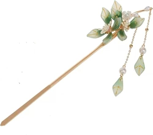 DXZXDJIU Chinesischer Haarstab mit Quaste – Retro-Frisuren-Haarnadel for Frauen – Elegantes Haar-Accessoire for Cheongsam und den täglichen Gebrauch von DXZXDJIU
