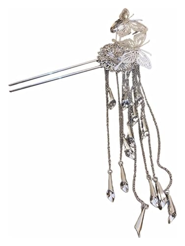 DXZXDJIU Haarschmuck im chinesischen Stil for Damen – U-förmige Haarnadel und Step-Shake-Haarstäbchen von DXZXDJIU