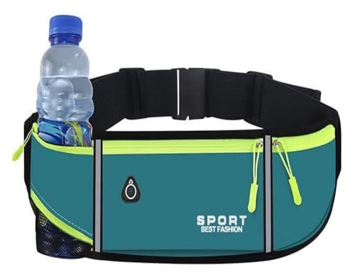 DXZXDJIU Lauf-Hüfttasche for Damen und Herren – Sport-Gürteltasche for Fitnessstudio, Joggen, Radfahren – Handyhalterung(Bblue) von DXZXDJIU