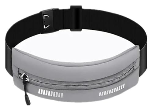 DXZXDJIU wasserdichte Hüfttasche for Laufen for Damen – Sport-Fitnesstasche for Telefon, Geld, Schlüssel – Ideal for Joggen, Trainieren und Radfahren(Gray_2PCS) von DXZXDJIU