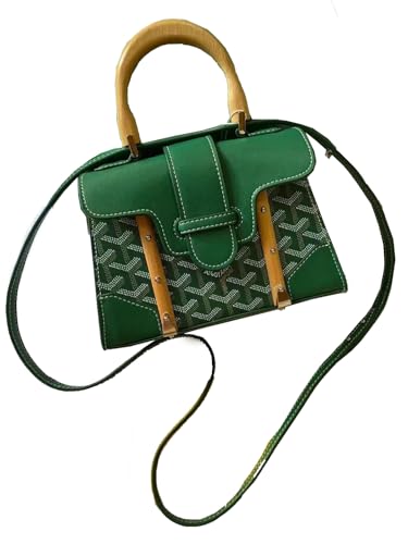 Mini-Tragetasche aus Holz, steif, Grün , 21*14*9cm von DYANGLIZH