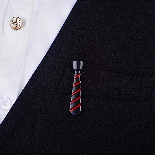 DYCJLL Krawattenstange Mode Männer Krawattenklammern Legierung Rot Schwarz Gold Silber Farbe Streifen Krawatte Stil Zubehör Kreative Krawattenklammer von DYCJLL