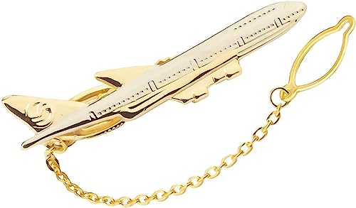 DYCJLL Krawattenstange Trendy Plane Modeling Krawattenklammer for Herren, galvanisiert, Business-Männer, Accessoires, Kupferlegierung, Schmuck, Geschenk for Herren (Farbe: 4) (Color : 12) von DYCJLL