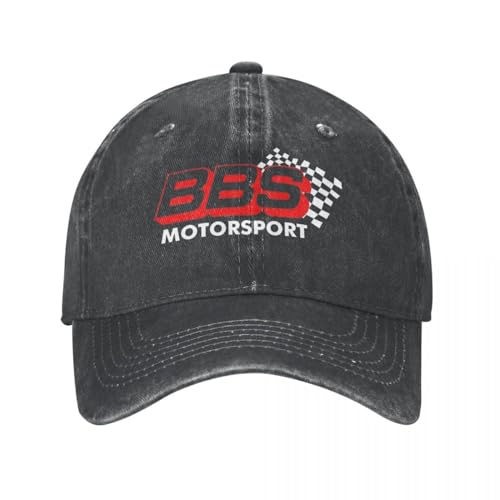 Hut Mode Hip Hop BBS Logo Baseballkappe Vintage Distressed Washed Motorsport Racing Snapback Cap Unisex-Stil Outdoor Sommer Cap Geburtstagsgeschenk von DYHVVD