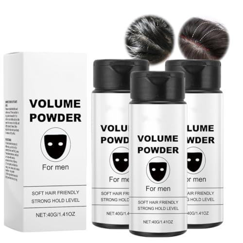 Based Texture Powder,Volumen Puder Haare,Haarpuder Männer,Haar Puder, Haarpuder für dünnes und feines Haar (40g, 3pc) von DYKeWei
