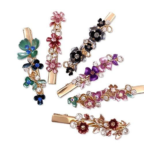 Volumen Haarspange STÜCKE Strass Bling Kleine Mini Haarspange Dekorative Haarspangen Zubehör Für Frauen mit dünnem Haar Haarspangen Damen Locken (One Size) von DYKeWei