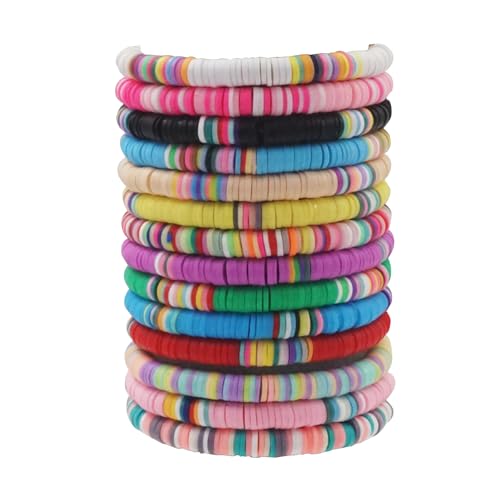 DYLYMX 14 Stück Freundschaftsarmbänder Set Toylor Musik Armbänder Bunte Böhmische Armbänder Singer Album Inspiriert Süße Armbänder Set für Musik-Fans (B) von DYLYMX