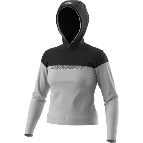 DYNAFIT Damen 24/7 Drirelease Hoody W Sweatshirt, Alloy Black Out/0910, L von DYNAFIT