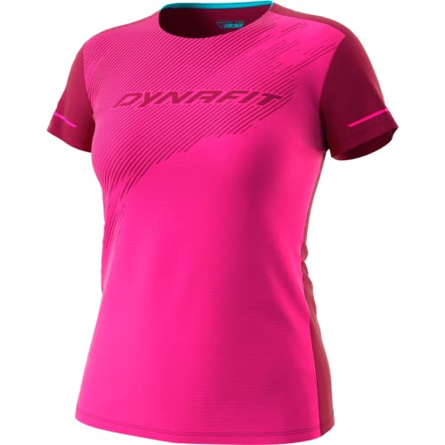 DYNAFIT Damen Alpine 2 T-Shirt, pink glo-6071, XS von DYNAFIT