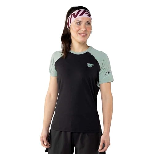 DYNAFIT Damen Alpine Pro T-Shirt, Black Out jadelite-5420, L von DYNAFIT