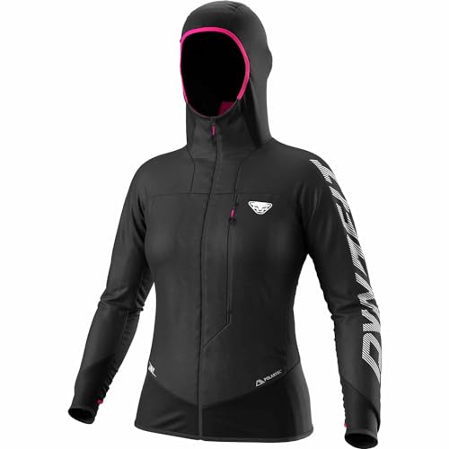 Dynafit Damen DNA PTC Alpha JKT Jacke, Schwarz Out PINK GLO/6070, M von DYNAFIT