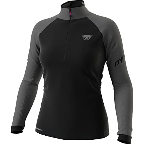 DYNAFIT Damen Speed Polartec 1/2 Zip Longsleeve, Quiet Shade melange-538, XS von DYNAFIT