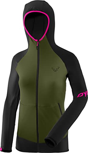 Dynafit Damen Transalper Light PTC W Hoody Tshirt, Black Out Winter Moss/5890, 46 von DYNAFIT